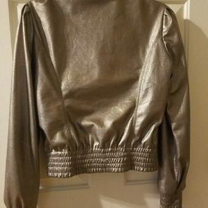Miss sixty bomber gold jacket